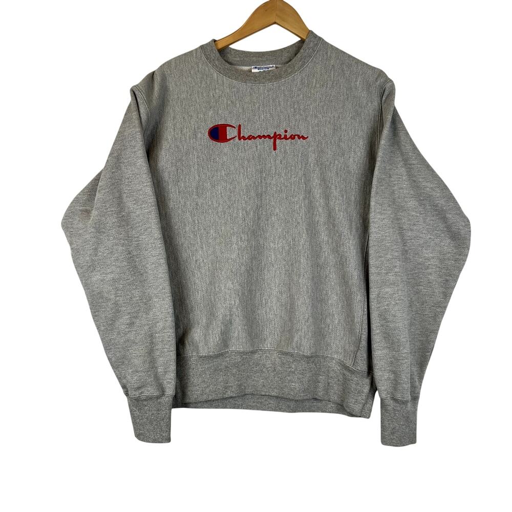 VTG Champion Reverse Weave Mens Medium M Sweatshirt Crewneck Double sided